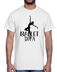Ballet diva 69#- ballet- Cotton Tee