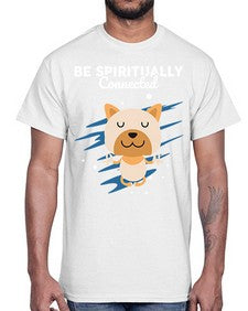 Be Spiritually Connected 114#- yoga- Cotton Tee