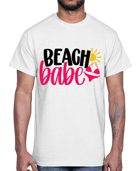 Beach Babe Style 52#- summer- Cotton Tee