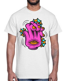 Bored high five 23#- cartoon general- Cotton Tee