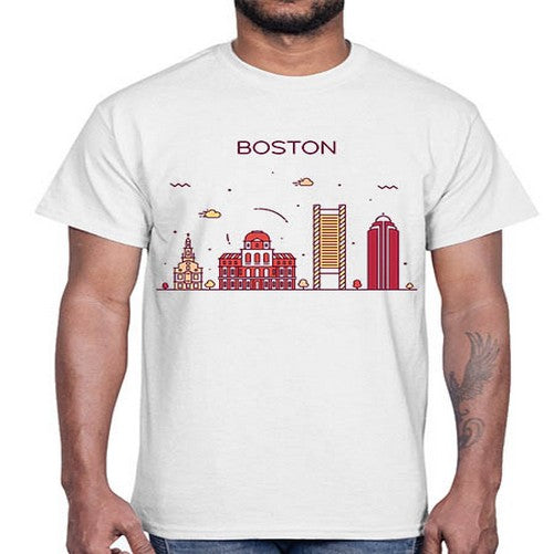Boston 481#- cities- Cotton Tee