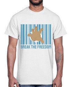 Break the Freedom 25#- internet- Cotton Tee