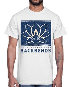 Breathe into Your Backbends 182#- yoga- Cotton Tee