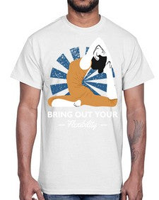 Bring Out Your Flexibility 185#- yoga- Cotton Tee