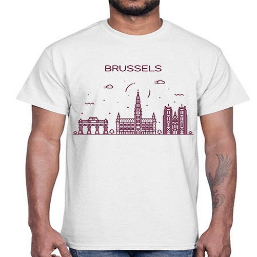 Brussels 506#- cities- Cotton Tee
