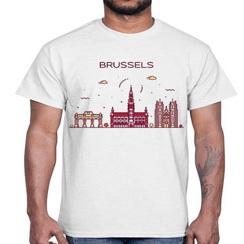Brussels 508#- cities- Cotton Tee