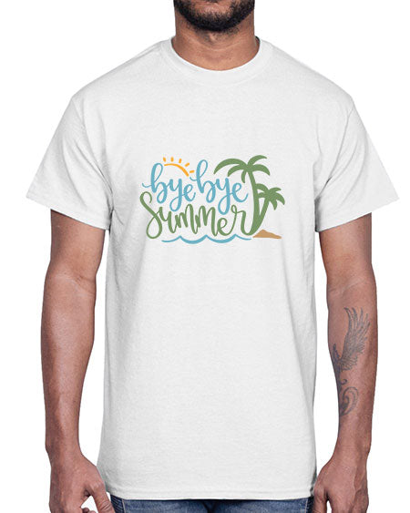 Bye bye summer 102#- summer- Cotton Tee