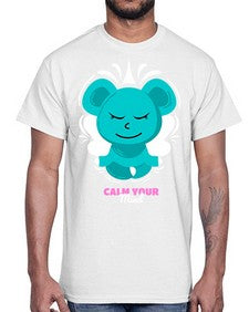 Calm Your Mind 189#- yoga- Cotton Tee