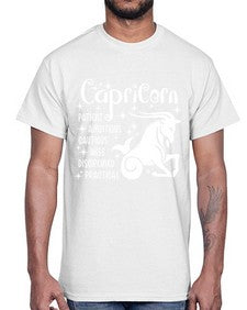 Capricorn 186#- capricorn- Cotton Tee