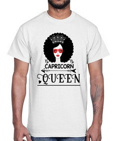 Capricorn queen 197#- capricorn- Cotton Tee
