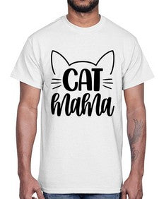 Cat Mama Style 84#- cats- Cotton Tee