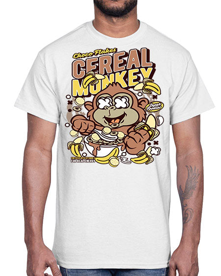 Cereal Monkey- monkey- Cotton Tee