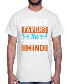 Chance favors the connected mind 31#- internet- Cotton Tee