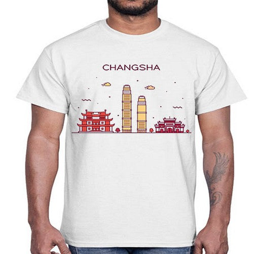 Changsha 555#- cities- Cotton Tee