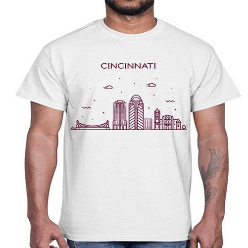 CincinnatiOH 588#- cities- Cotton Tee