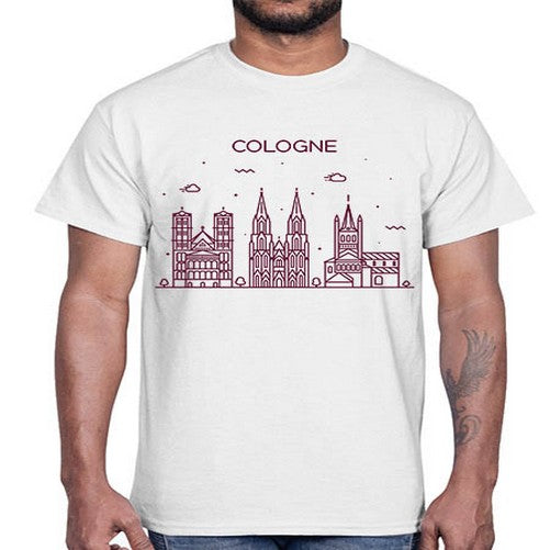 Cologne 593#- cities- Cotton Tee