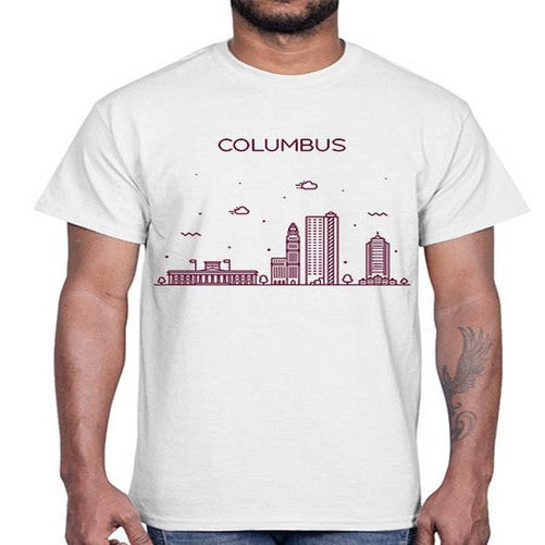 ColumbusOH 609#- cities- Cotton Tee