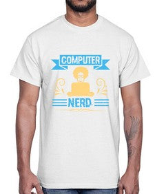 Computer Nerd 10#- computer- Cotton Tee