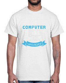 Computer whisperer 53#- computer- Cotton Tee