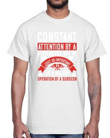 Constant attention by a good nurse may Style 677#- nurse- Cotton Tee