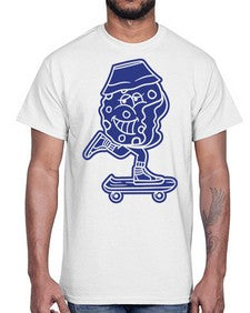 Cookies skating 75#- cartoon food- Cotton Tee