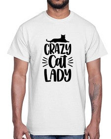 Crazy Cat Lady Style 92#- cats- Cotton Tee