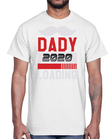 Dady Loading Style 70#- baby shower- Cotton Tee