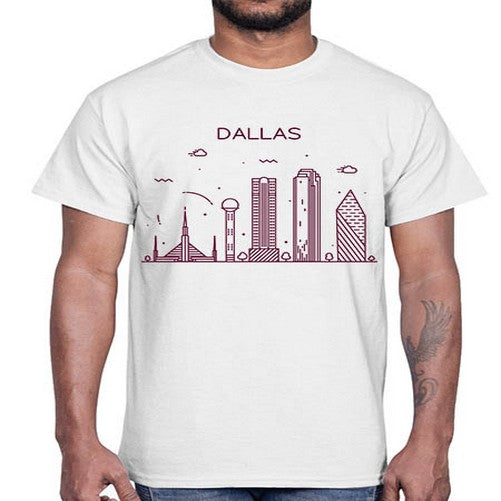 Dallas 643#- cities- Cotton Tee
