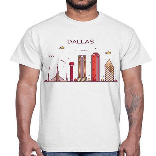 Dallas 646#- cities- Cotton Tee