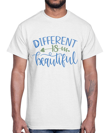 Different Is Beautiful 22#-  fashion- Cotton Tee