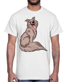 dog 98#- dogs- Cotton Tee
