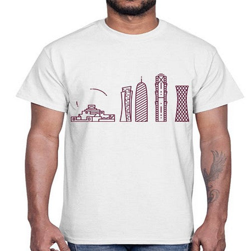 Doha 672#- cities- Cotton Tee