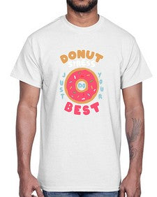 Donut stress 3#- cartoon food- Cotton Tee