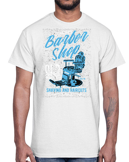 Downtown Barbershop730#- barber- Cotton Tee