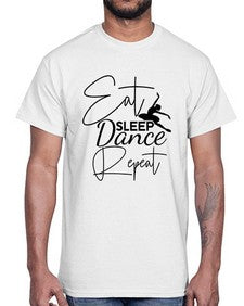 Eat sleep dance repeat 122#- ballet- Cotton Tee