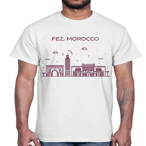 Fez 718#- cities- Cotton Tee