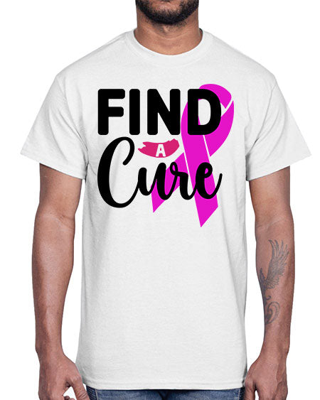 Find a Cure 26#- breast cancer- Cotton Tee