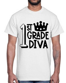 First Grade Diva 127#- first grade- Cotton Tee