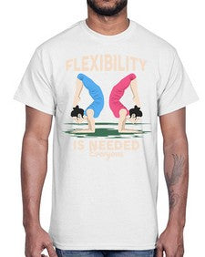 Flexibility is Needed 218#- yoga- Cotton Tee