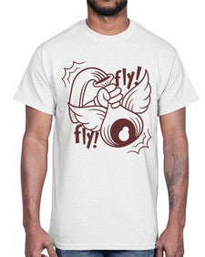 Fly 125#- cartoon general- Cotton Tee
