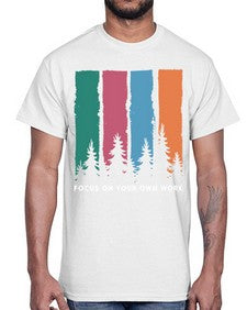 Focus on Your Own Work 14#- internet- Cotton Tee
