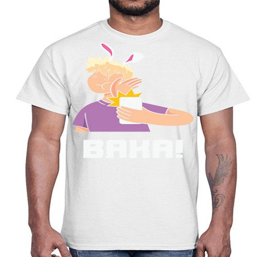 Funny Anime Baka Rabbit Slap Anime 228#- anime- Cotton Tee