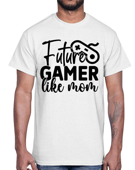 Future Gamer Like Mom 313#- kids- Cotton Tee