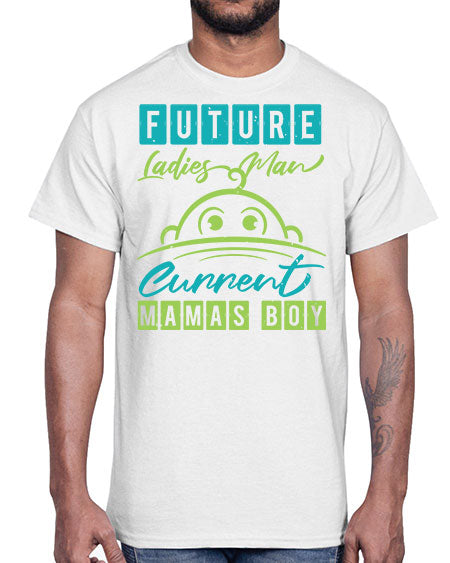 Future ladies man Style 80#- baby shower- Cotton Tee