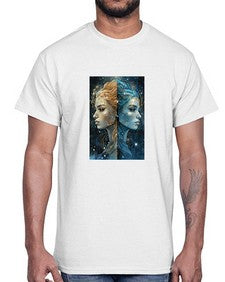 Gemini 56#- gemini- Cotton Tee