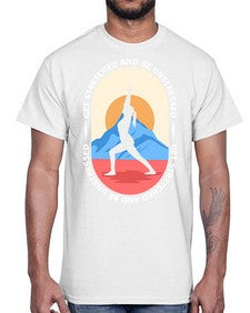 Get Stretched 225#- yoga- Cotton Tee