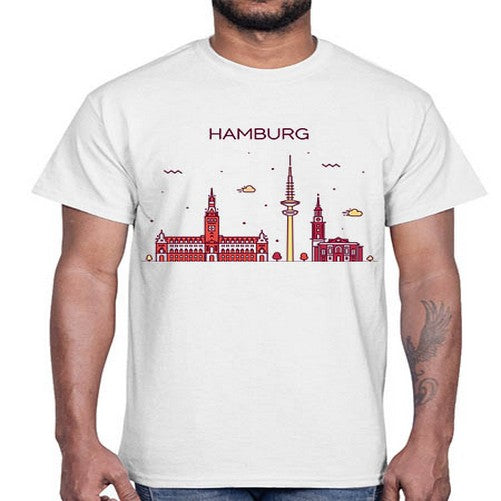 Hamburg 807#- cities- Cotton Tee