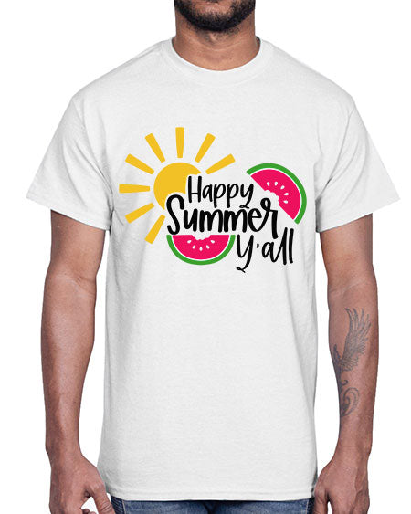 Happy Summer Yall Style 41#- summer- Cotton Tee