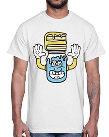 Happy me 136#- cartoon food- Cotton Tee