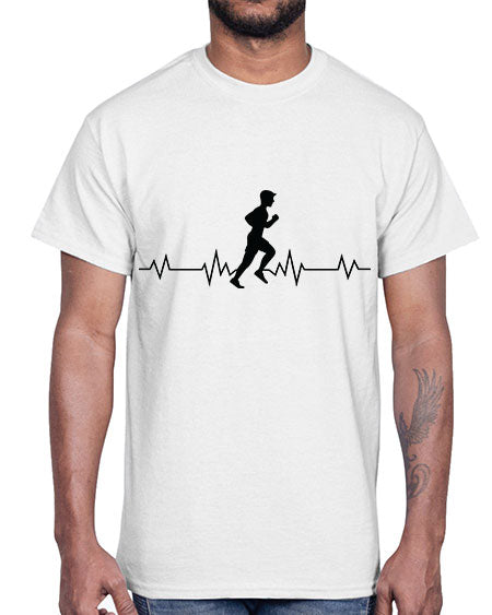 Heart Beat Runner- sports general- Cotton Tee